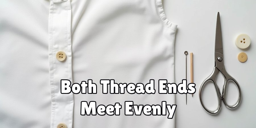 Both Thread Ends Meet Evenly