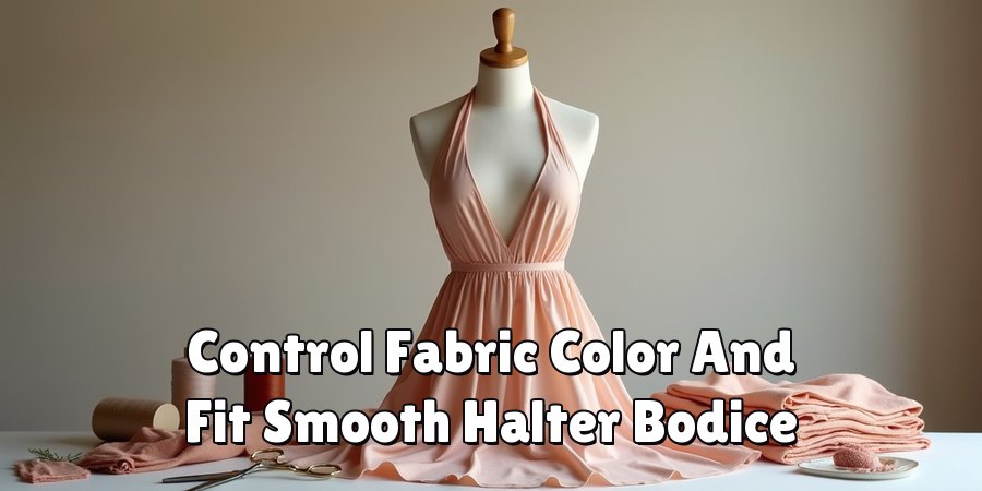 Control Fabric Color And Fit Smooth Halter Bodice