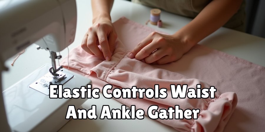 Elastic Controls Waist And Ankle Gather
