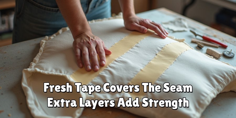 Fresh Tape Covers The Seam Extra Layers Add Strength