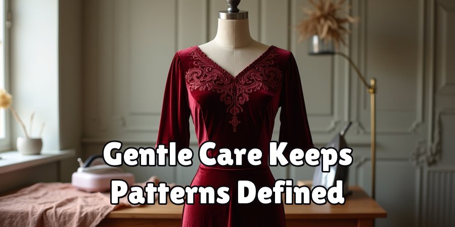 Gentle Care Keeps Patterns Defined