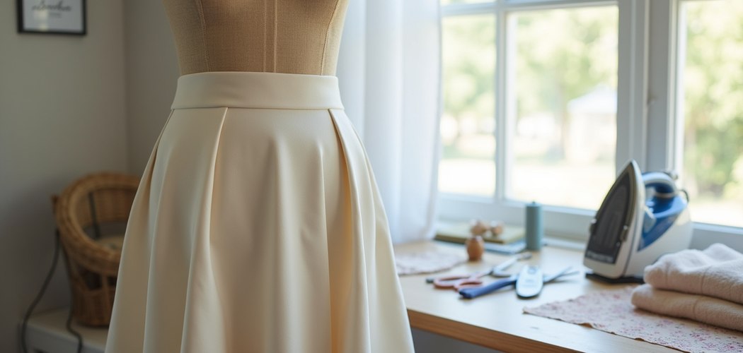 How To Sew Straight Skirt