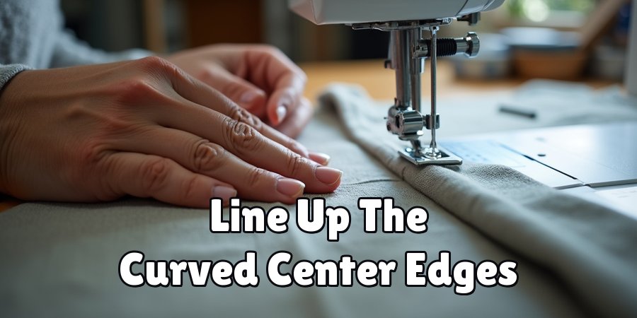Line Up The Curved Center Edges
