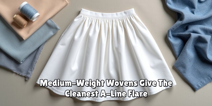 Medium-Weight Wovens Give The Cleanest A-Line Flare