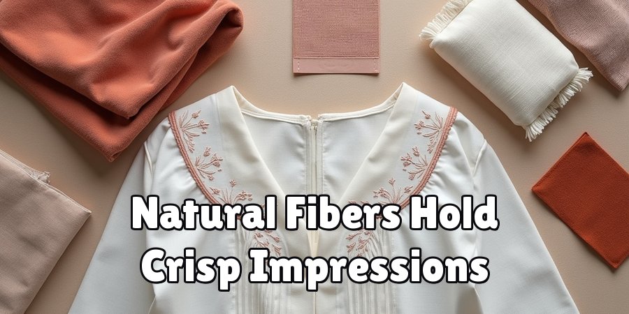 Natural Fibers Hold Crisp Impressions