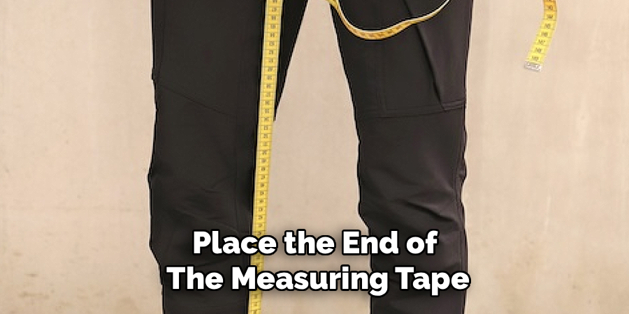 Place the End of 
The Measuring Tape