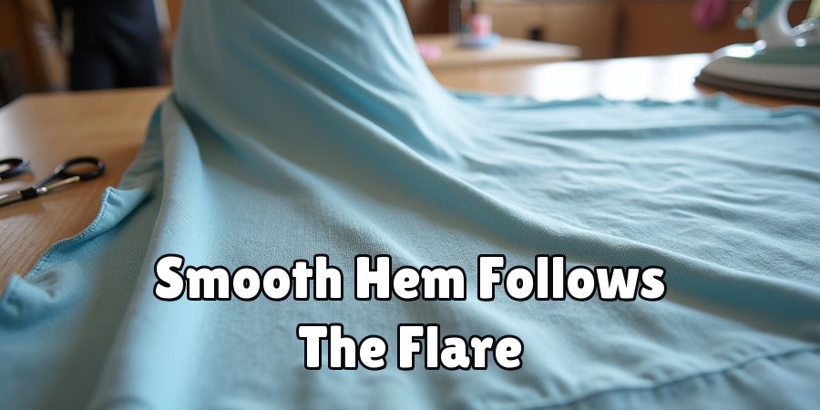 Smooth Hem Follows The Flare