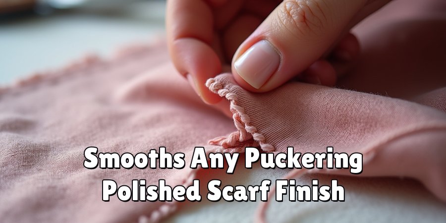 Smooths Any Puckering Polished Scarf Finish